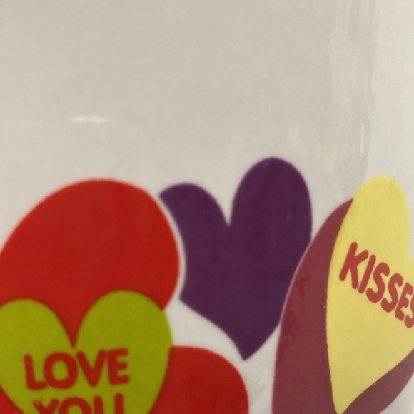 TB Toy Trading Co Oversized Heart Mug Cup Cute Sayings on Heart Decor 20oz VTG - Picture 10 of 13